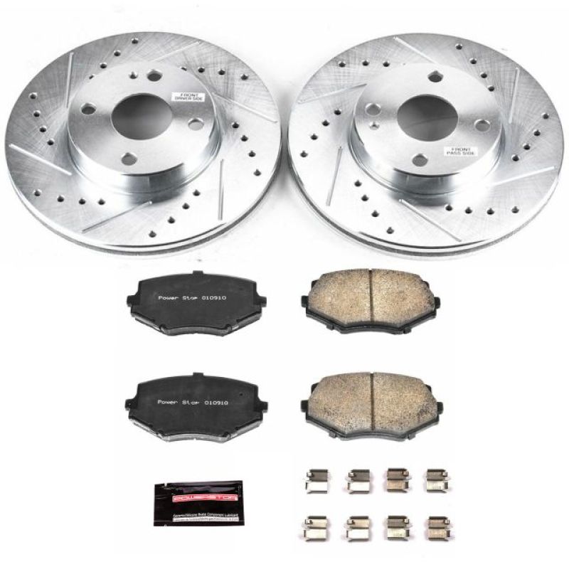 PowerStop K793 fits Mazda 94-97 Miata Front Z23 Evolution Sport Brake Kit