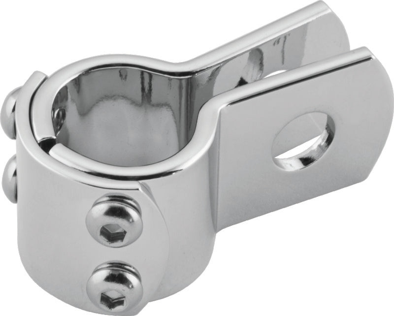 Bikers Choice 482567 Chrome 1 1/4 Inch 3 piece Clamp Universal