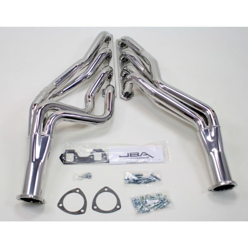 JBA 6610SJS fits Ford 65-73 Mustang 260-302 SBF 4 Speed C4/C6/AOD 1-3/4in Primary Silver Long Tube Header