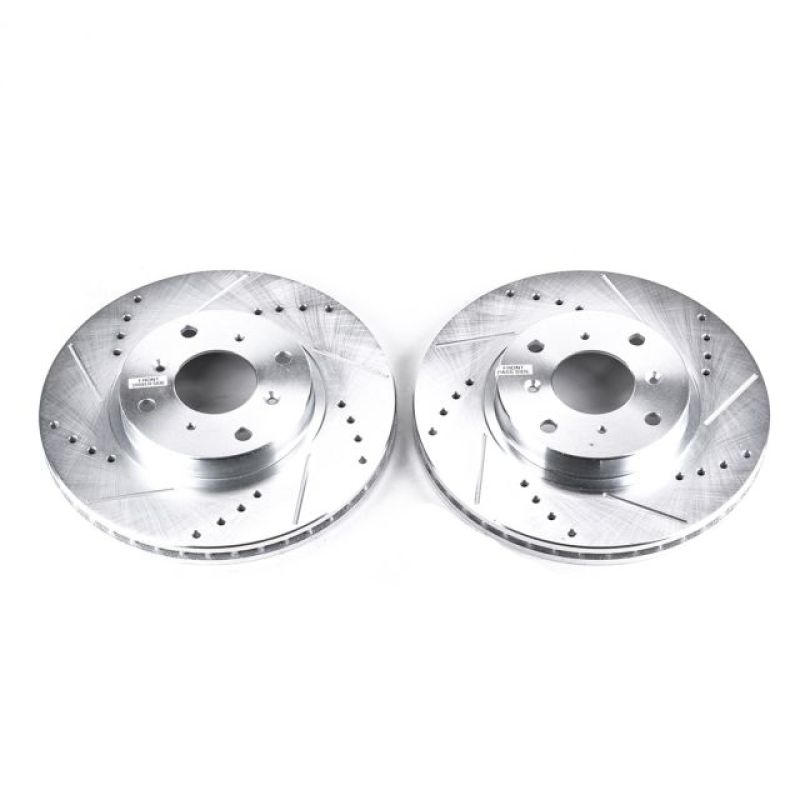 PowerStop fits Honda 93-96 Prelude Front Evolution Drilled & Slotted Rotors -