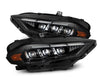 AlphaRex 880264 18-20 fits Ford Mustang NOVA LED Proj Headlights Black w/Acti