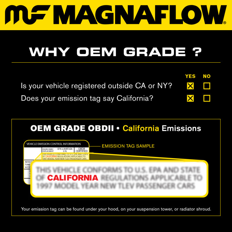 MagnaFlow 49483 Conv DF CIVIC- 4 1.7L OEM