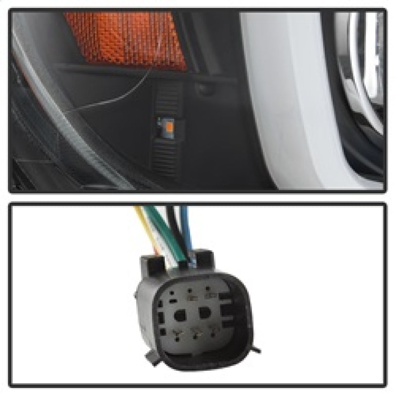 Spyder 5085283 fits Chevy 15-17 Colorado Projector Headlights - Light Bar LED -