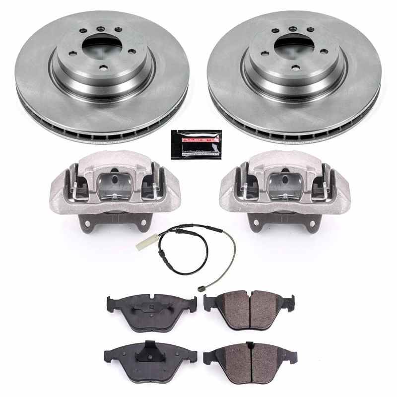 Power Stop KCOE6055 11-13 fits BMW 335is Front Autospecialty Kit w/Cals