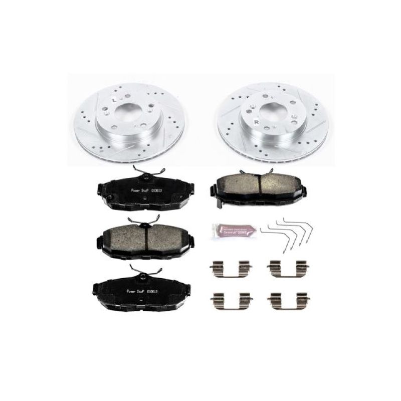 PowerStop K6319 fits Honda 12-15 Civic Front Z23 Evolution Sport Brake Kit