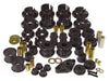 Prothane 16-2002-BL 08-10 fits Subaru WRX Total Kit - Black