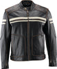 Kuryakyn 094384 Kuryakyn Leather By River Road Hoodlum Vintage Leather Jacket Black - Large