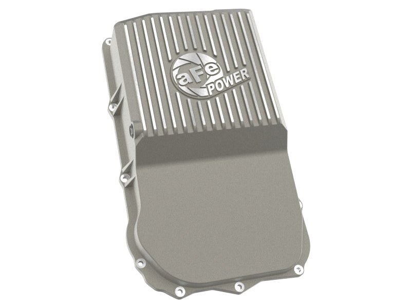aFe 46-71300A POWER 18-25 fits Jeep Wrangler (JL) 850RE/8HP70/8HP75 Transmission Pan - Raw w/ Machined Fins