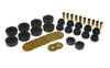 Prothane 18-102-BL 84-88 fits Toyota 4Runner Body Mount Kit - Black