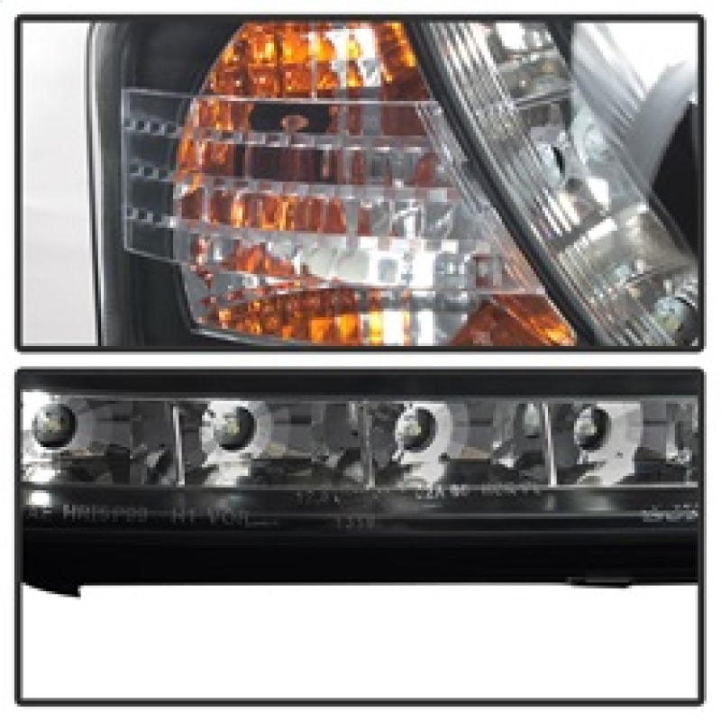 Spyder 5008657 fits Audi 02-04 A6 Projector Headlights Halogen Model Only - DRL