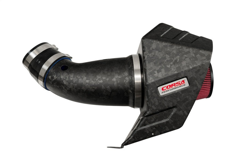 CORSA Performance 44011D-MF Corsa 2020-2025 fits Dodge Durango SRT Hellcat Carbon Fiber Air Intake w/ DryTech Forged CF - Black
