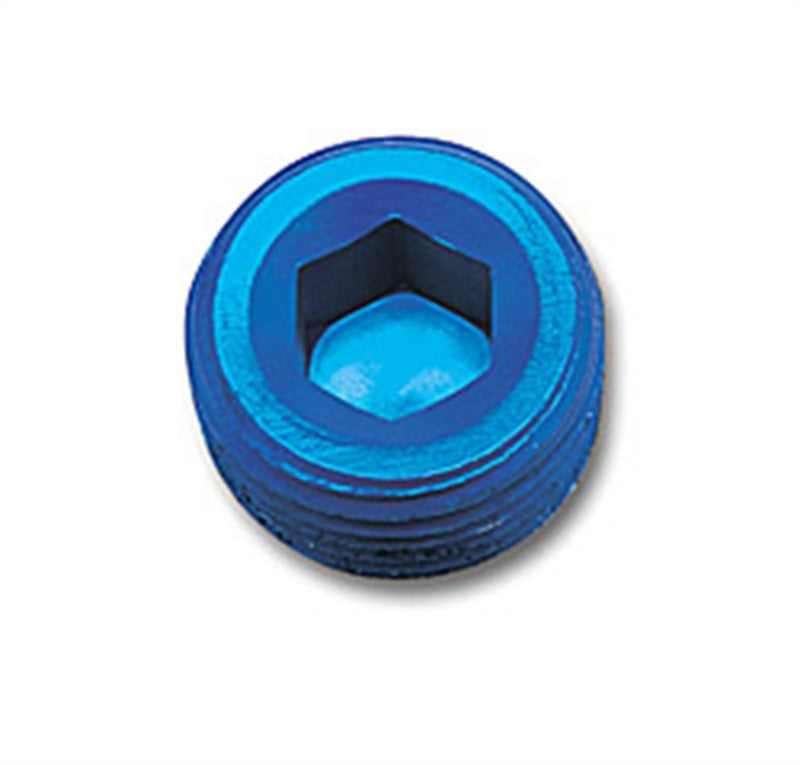 Russell 662050 Performance 3/8in Allen Socket Pipe Plug (Blue)
