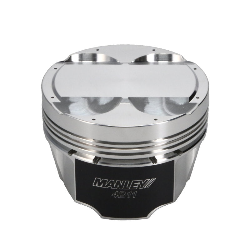 Manley 614200CE-4 08+ fits Mitsubishi 4B11T 86mm STD -5cc Dome 9.0:1 CR Platinu