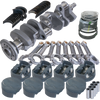 Eagle 62077060 fits Chevy 350 3.750in Crank 6.000in I-Beam Rods 11cc Dome 4.060in Pistons Rotating Assembly