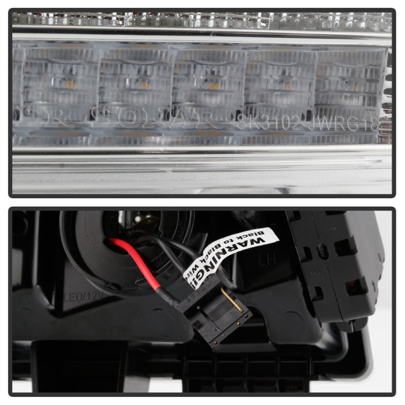 Spyder 5086778 fits Jeep 18-20 Wrangler 2019 (Halogen Model Only) LED Front Bum