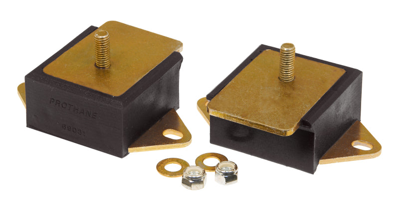 Prothane 1-501-BL fits Jeep 72-86 CJ 6cyl Motor Mounts - Black