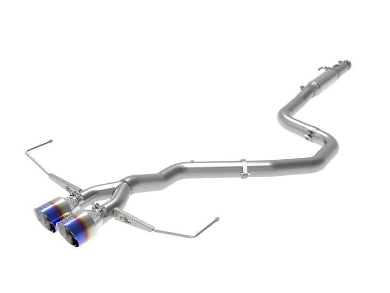 AFE 49-37011-L Exhaust Cat-Back 19-20 fits Hyundai Veloster 304SS Blue Flame D
