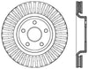 Stoptech 126.58008SL Slotted Sport Brake Rotor 11-17 fits Jeep Grand Cherokee (Excludes SRT8)