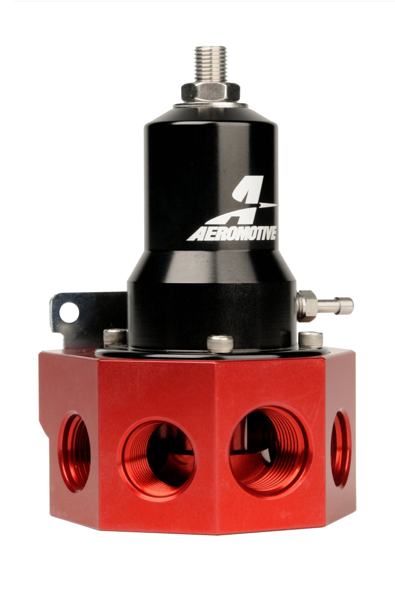 Aeromotive 13133 Regulator - 0 PSI - .500 Valve - 4x AN-08 and AN-10 inlets / A