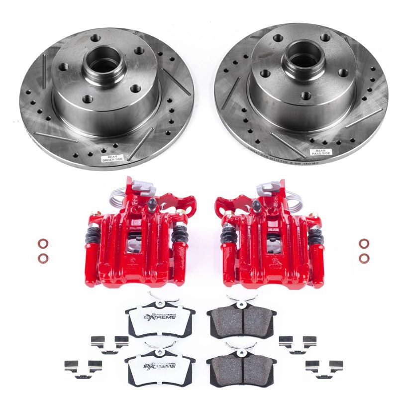 PowerStop KC3064 26 98 fits Audi A4 Rear Z26 Street Warrior Brake Kit w/Calipers