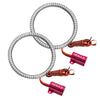 Oracle 13-14 Ford Mustang GT500 Surface Mount LED Fog Light Halo Kit - Red