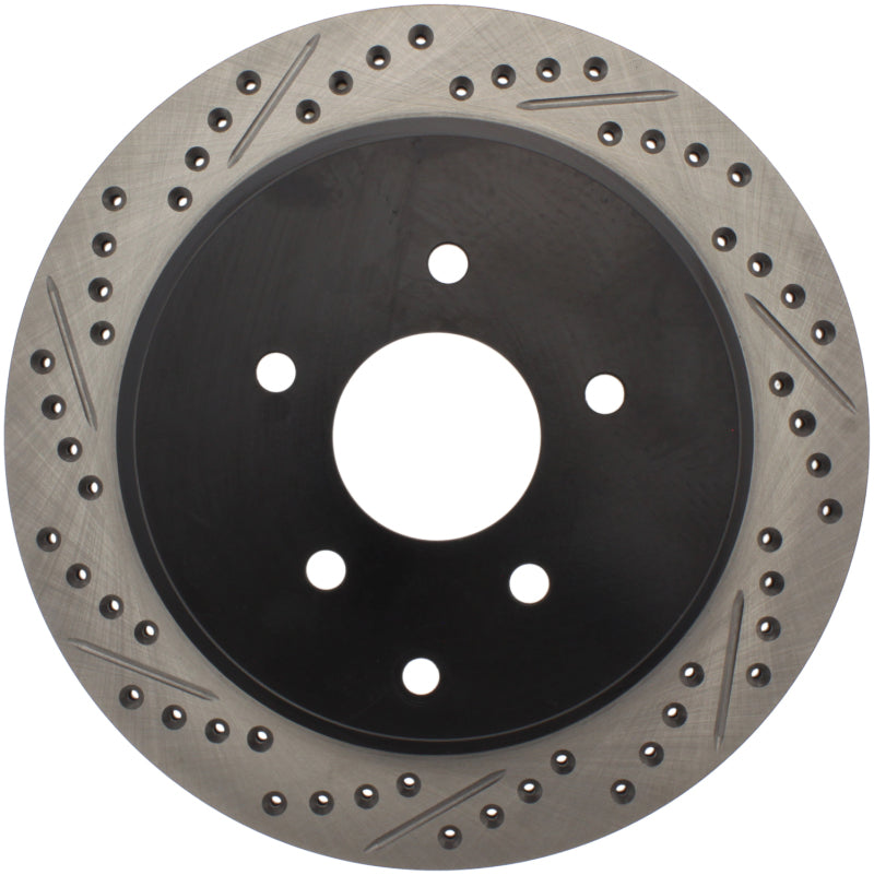 Stoptech 127.42078L Slotted & Drilled Sport Brake Rotor