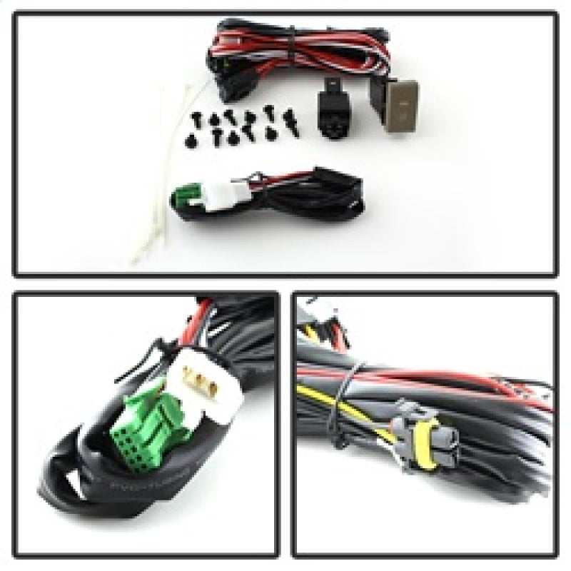 Spyder 5080462 fits Hyundai Elantra 2014+ OEM Style Fog Lights W/Switch Clear F