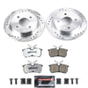 PowerStop K1363-26 14-19 fits Ford Fiesta Rear Z26 Street Warrior Brake Kit