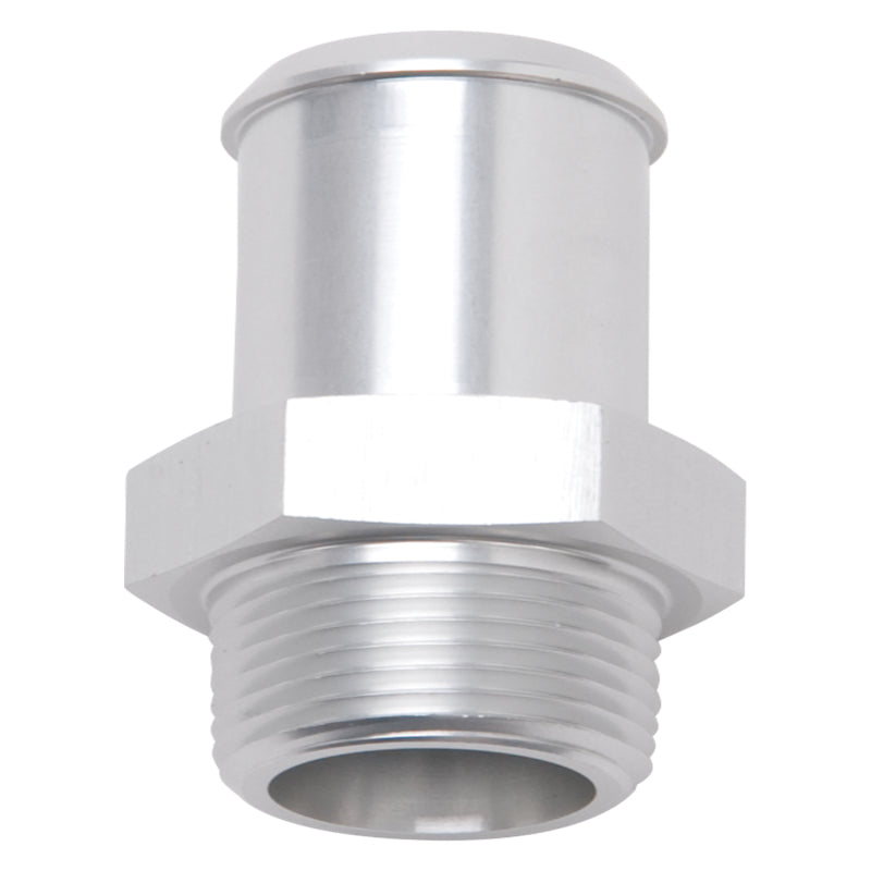 Edelbrock 8188 Hose End Straight 3/8In NPT to 5/8In Barb Clear Anodize