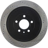 Stoptech 128.61105L Premium High Carbon 13-14 Ford Mustang/Shelby GT500 Left Rear Disc Drilled Brake Rotor