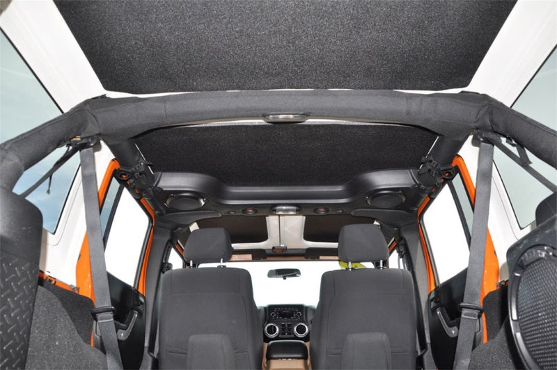 DEI 50172 fits Jeep 18-23 Wrangler JL 4-Door Boom Mat Headliner - 9 Piece - Bla
