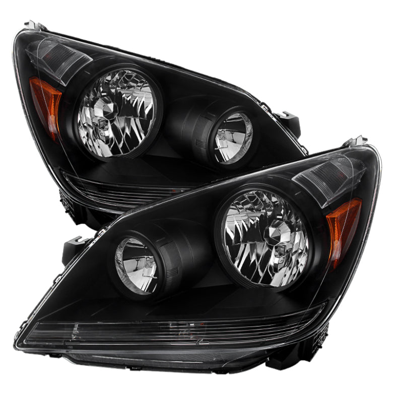 Xtune 9023842honda Odyssey Crystal Headlights Black HD-JH-HODY05-AM-BK