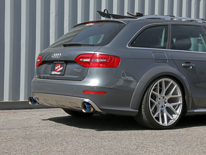AFE 49-36438-L orce-Xp 13-16 fits Audi Allroad L4 SS Cat-Back Exhaust w/ Blue F