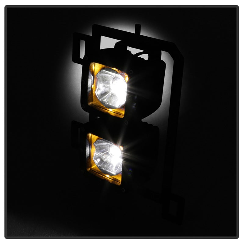 Spyder 9045424 fits Dodge 13-20 Ram 2018 1500 Only Full LED Fog Lights W/Bracke