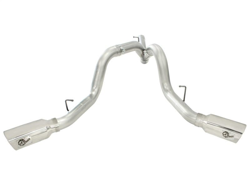 AFE 49-04043-P rce XP Exhaust Aluminized Dual Split DPF Back 11-15 fits GM Dies