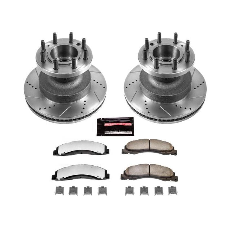 Power Stop K4717 36 fits Ford E-450 Super Duty Front Z36 Truck & Tow Brake Kit