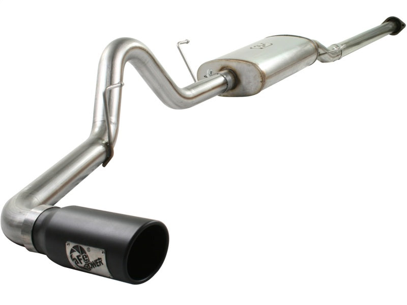 AFE 49-43015-B rce XP 3in 409SS Cat Back Exhaust w/ Black Tips for 09-10 fits F