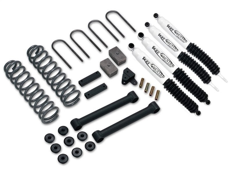 Tuff Country 43800 87-01 fits Jeep Cherokee 4x4 3.5in Lift Kit EZ-Ride (No Shocks)