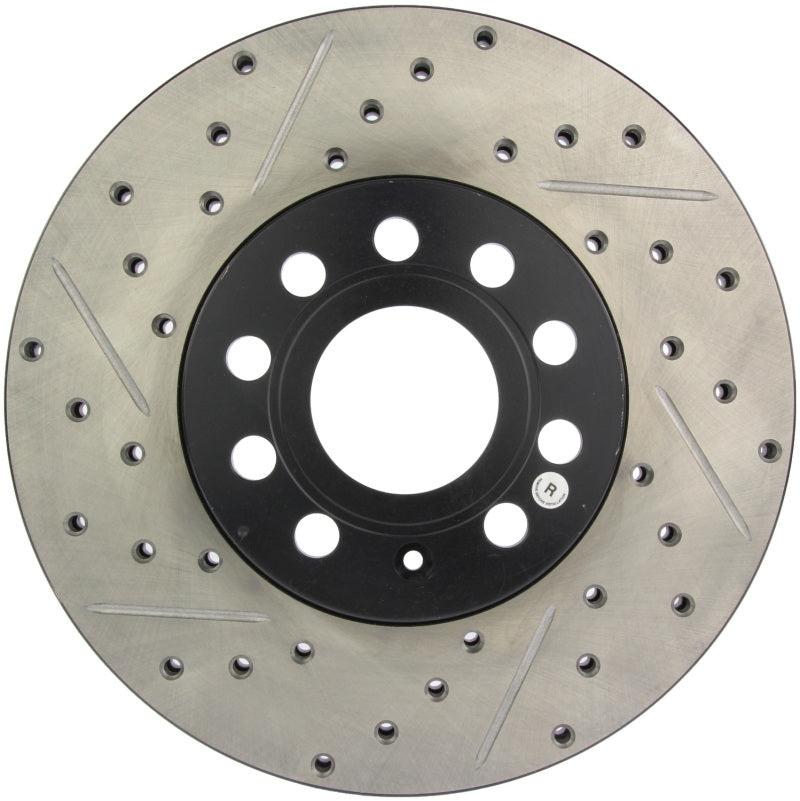 Stoptech 127.33110R Slotted & Drilled Sport Brake Rotor