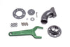 Radium Engineering 20-0547 Radium Remote Mount Fill Neck - 24AN Elbow - 1.5in Ba