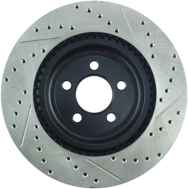 Stoptech 127.63061R 05-09 fits Chrysler 300 (5.7L V8 exc SRT-8) Front Right Slotted & Drilled Rotor