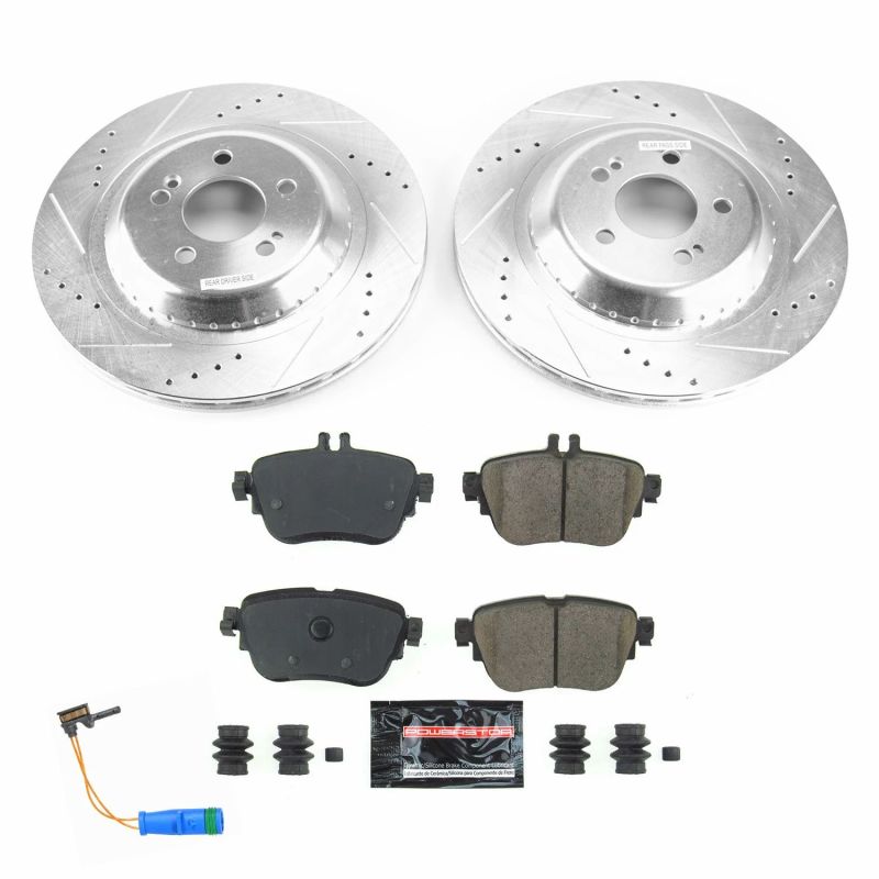 PowerStop K7968 fits Mercedes-Benz 17-18 E300 Rear Z23 Evolution Sport Brake Kit