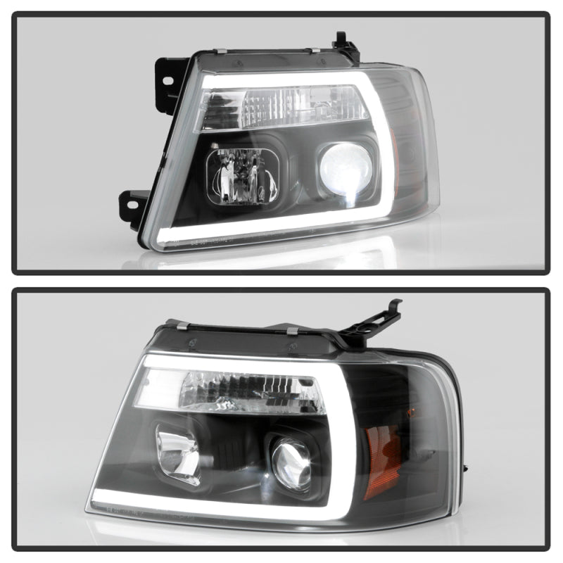 Spyder 5088161 fits Ford 04-08 F-150 High-Power LED Headlights - Black PRO-YD-F