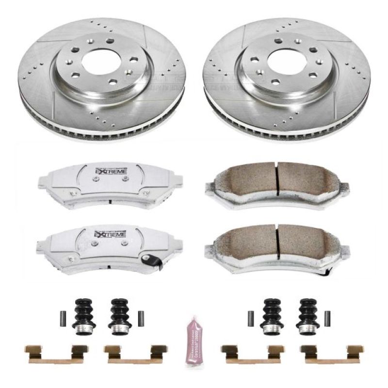 PowerStop K2975-26 2004 fits Cadillac Seville Front Z26 Street Warrior Brake Kit