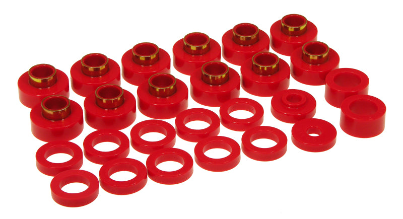 Prothane 1-104 fits Jeep 81-86 CJ8 Body Mount - Red
