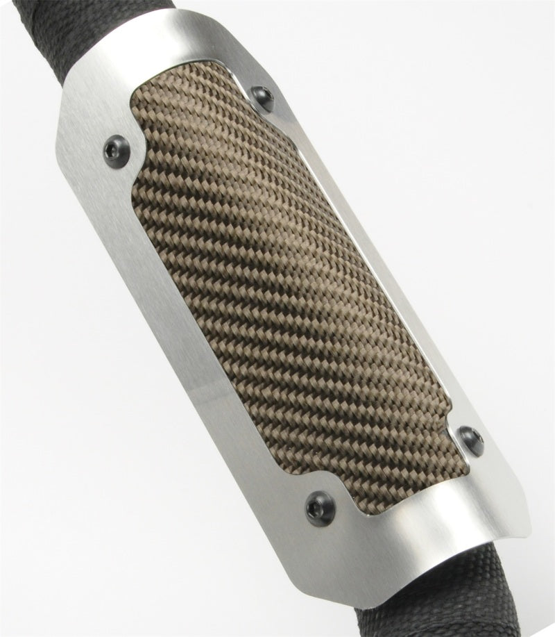 DEI 10903 Powersport Flexible Heat Shield -4in x 8in - Brushed/Titanium