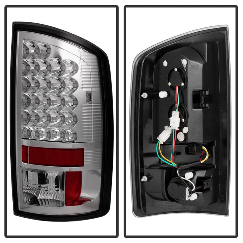 Spyder 5002563 fits Dodge 02-06 Ram 1500/Ram 2500/3500 03-06 LED Tail Light Chr