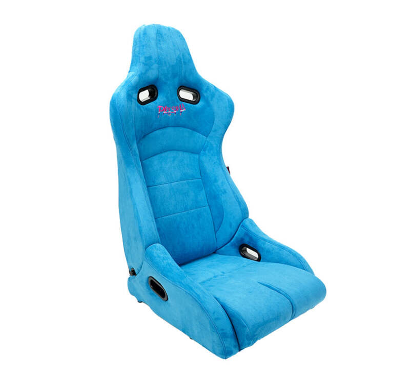 NRG RSC-710 L/R-BL Prisma Lab Reclinable Bucket Racing Seat - Pair (Blue)