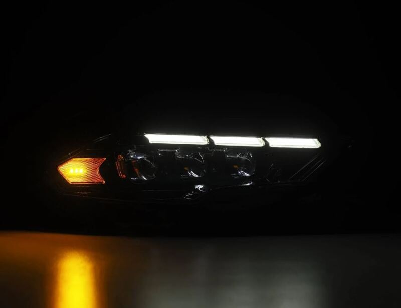 AlphaRex 880263 18-20 fits Ford Mustang NOVA LED Proj Headlights Alpha-Black