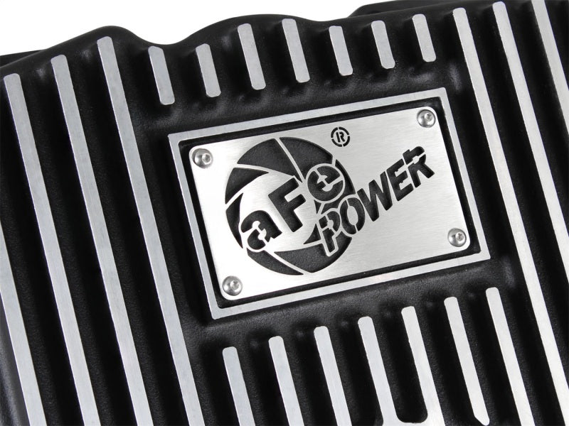 AFE 46-70242 ission Pan (Black w/ Machined Fins) fits GM Trucks 99-16 (4L60-E/4